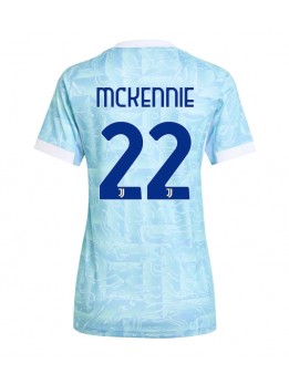 Juventus Weston McKennie #22 Replika Borta Kläder Dam 2025-26 Kortärmad